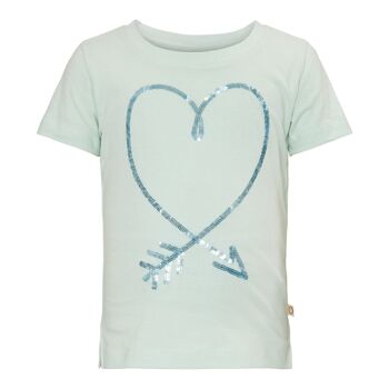 Zara t-shirt s/slv - Mint Spray 1