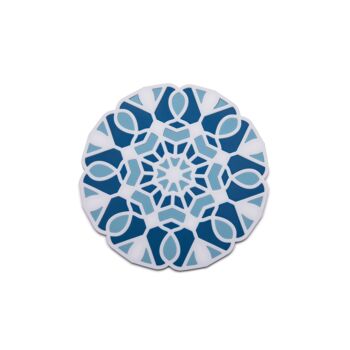 Sous-verres TriveTile 3 pièces bleu 5