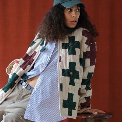 PALOMA PATCHWORK-JACKE Mujer