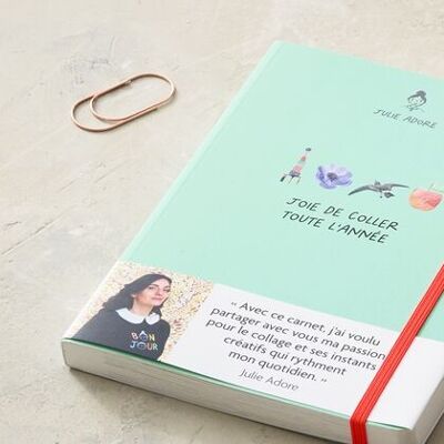 Mi cuaderno “La alegría de estar todo el año” de Julie Adore