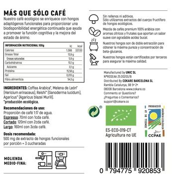 Café arabica 100% bio aux champignons 4