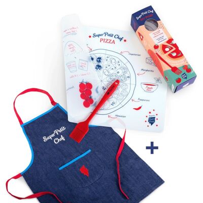 ¡SÚPER PROMO PEQUEÑO CHEF! Kit 5 Pizza Chef + 5 Delantales incluidos = 10 productos