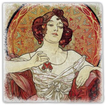 Dessous de verre en marbre "Art Nouveau" 1