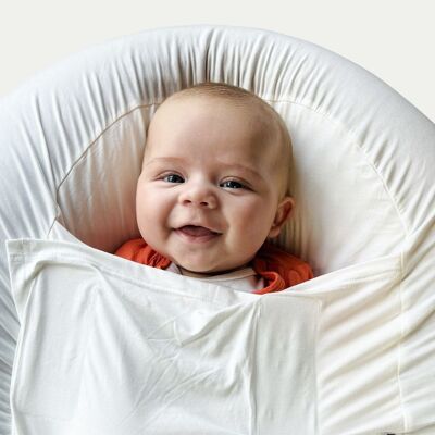 Funda Relax para Almohada de Lactancia para Bebé Mimmti Sleepynest Funda Envolvente para Almohada de Lactancia para Bebé