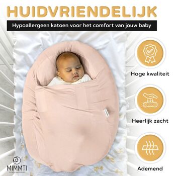 Housse Relax pour coussin d'allaitement pour bébé Mimmti Sleepynest Housse enveloppante pour coussin d'allaitement pour bébé 10