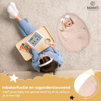 Housse Relax pour coussin d'allaitement pour bébé Mimmti Sleepynest Housse enveloppante pour coussin d'allaitement pour bébé 12