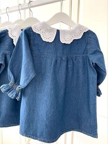 Robe avec Col Brodé Enfants Enfants 3