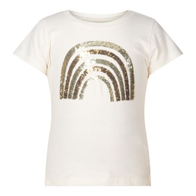 April Tee s/slv - Blanco pluma