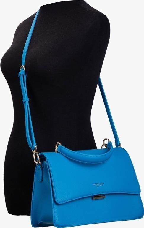 Borsa a mano da donna in ecopelle con tasca posteriore