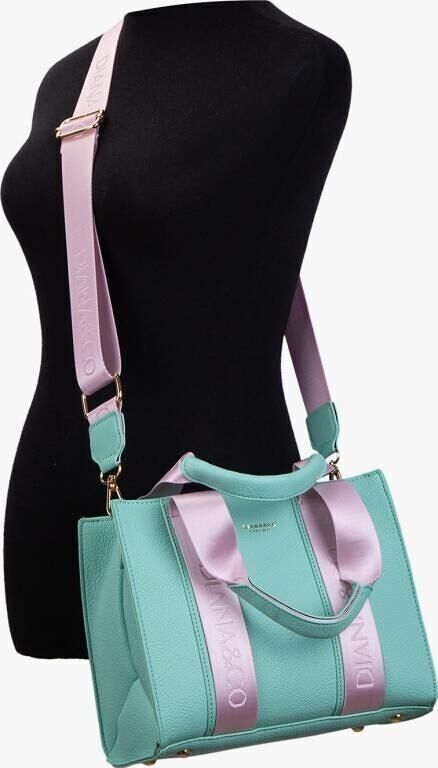 Borsa a Mano da Donna in Pelle Sintetica con 2 Manici Corti