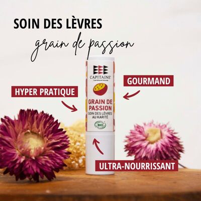 Baume soin des lèvres GRAIN DE PASSION