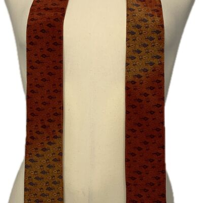 Cravate longue en crêpe de soie Johan numéro 13