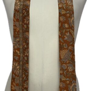 Cravate longue en crêpe de soie Johan numéro 12