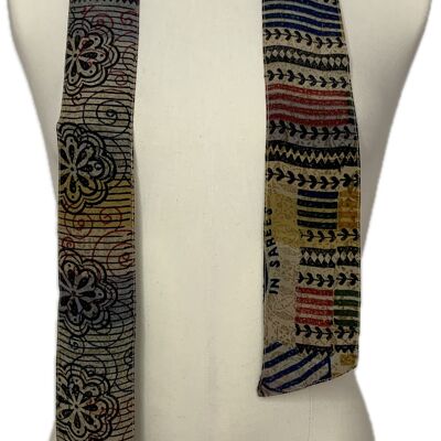 Cravatta lunga Johan numero 8 in crêpe di seta