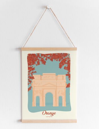 Affiche ORANGE Arc de Triomphe 4