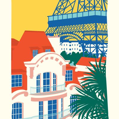 Poster PARIS Die Dächer