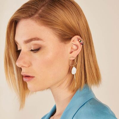DELIA LILAC EARRINGS PLATED IN 18KT GOLD
