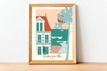 Affiche SOULAC-SUR-MER Bord de Plage 6