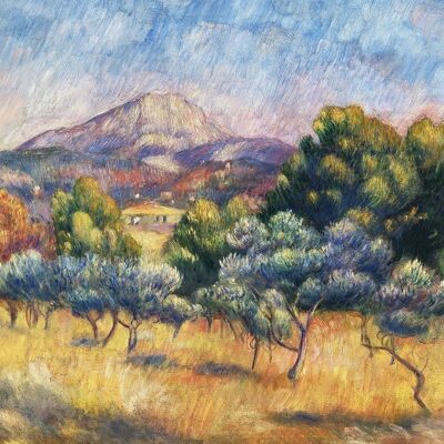 Poster Renoir - Montagne Sainte-Victoire
