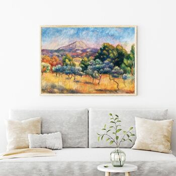 Affiche Renoir - Montagne Sainte-Victoire 2