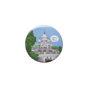 MAGNET "BASILIQUE DU SACRÉ-COEUR" Ø6,5cm 1