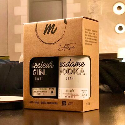 Gin- und Wodka-Box - 20cl