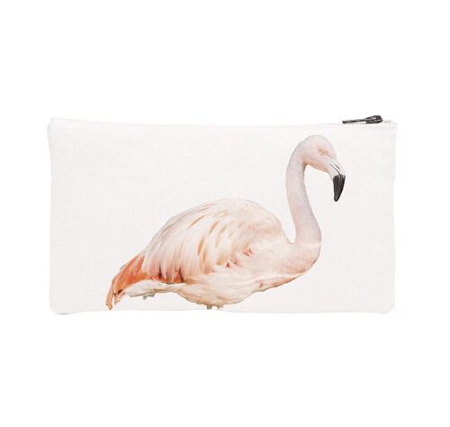 Pochette flamant rose