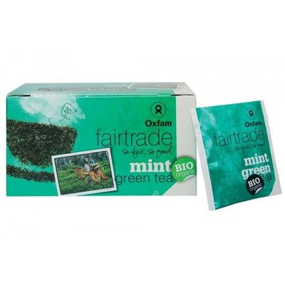 Té verde menta, bolsitas de té 1,8g x20