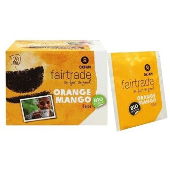 Thé noir Orange Mangue, infusettes 1,8g x20