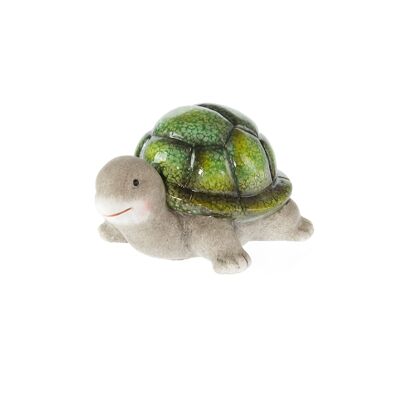 Ceramic turtle e.g. Places, 18 x 14 x 10.5 cm, green, 803772