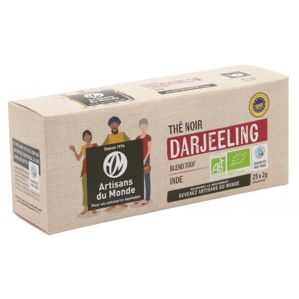 Indischer Tee - Darjeeling-Schwarztee, Teebeutel 2g x25