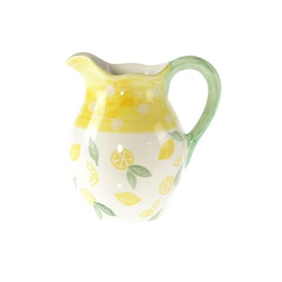Jarra de cerámica Lemondesign, 18 x 16 x 21 cm, amarillo/verde, 817960