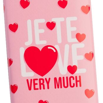 Tablette "Je te Love very Much" - Chocolat noir 72% 2