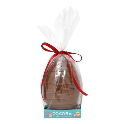 Salted Caramel Easter Egg with Milk Chocolate Drizzle