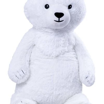 Giant Nanuq Polar Bear plush toy 100cm - Made in France