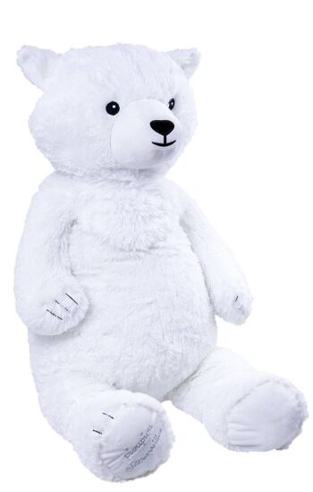 Peluche géante Ours Polaire Nanuq 100cm - Made in France 2