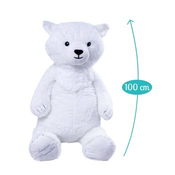 Peluche géante Ours Polaire Nanuq 100cm - Made in France 3