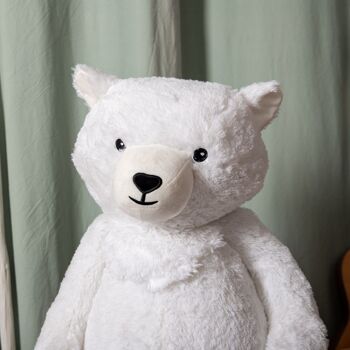 Peluche géante Ours Polaire Nanuq 100cm - Made in France 5