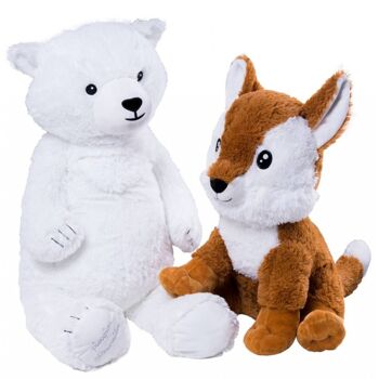 Peluche géante Ours Polaire Nanuq 100cm - Made in France 8