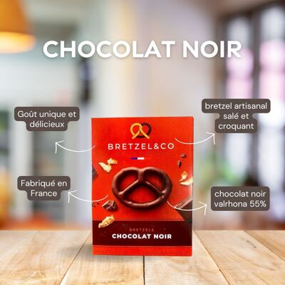 Bretzel chocolat noir
