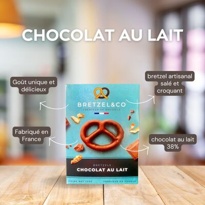 Bretzel chocolat au lait