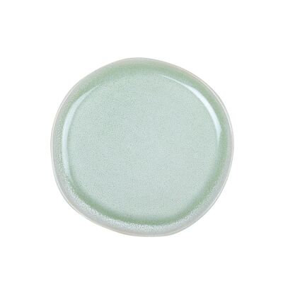 GREEN DESSERT PLATE EARTH ELEMENT 20CM