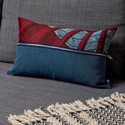 Housse de coussin coton/zip DIOP