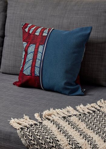 Housse de coussin coton/zip DIOP