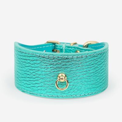 Collier Lévrier En Métal Turquoise