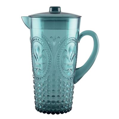 TURQUOISE ACRYLIC PITCHER