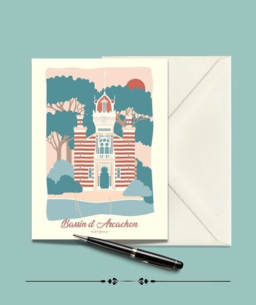 Carte Postale BASSIN D'ARCACHON La Chapelle - 15x21cm