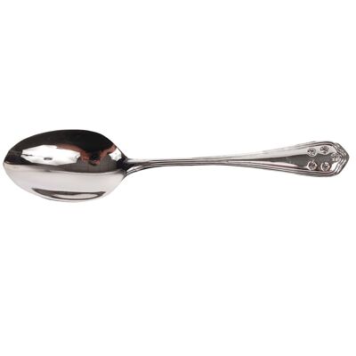 SET 6 CRYSTAL TEA SPOON