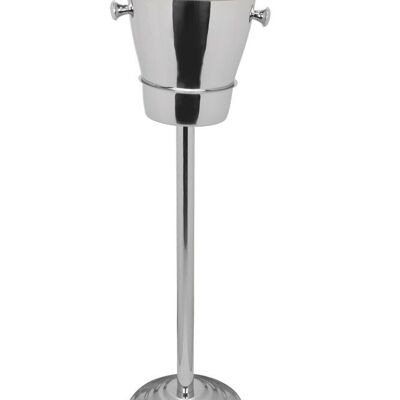 SEAU A CHAMPAGNE SUR PIED INOX H.84CM