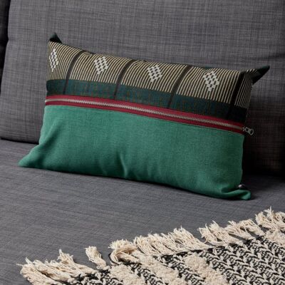 Housse de coussin coton/zip XALAM